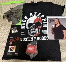 Pro Wrestling Crate lot Sept/Nov 2025 AEW Sting Jon Moxley RJ City WWE Items + 