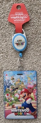 Universal Studios - Super Nintendo World ID Badge Holder & Carabiner