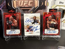 Leaf Metal Mike Tyson /13 Floyd Mayweather /13 And Dual On Card Auto Autograph