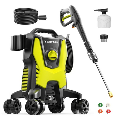 #ad Pressure Washer 3000 PSI Power Washer with 4 Lockable Wheels Stainless Steel $112.26