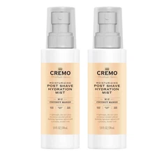 2pk Cremo Post Shave Hydration Mist Spray, Coconut Mango, 5.9 fl oz Each