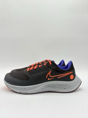 nike shield black orange