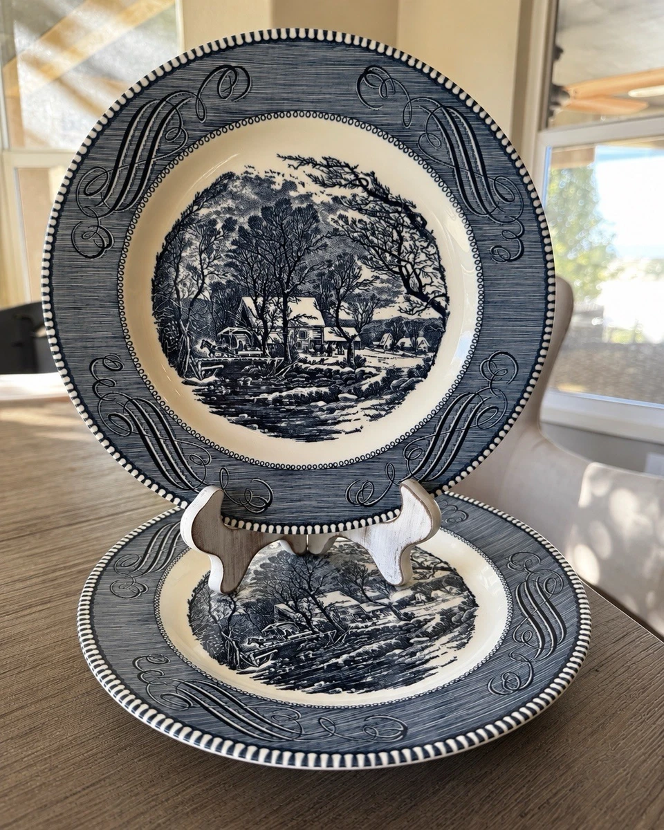 Royal China Currier And Ives Old Grist Mill for sale | eBay