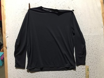 Johnny Morris Sportsman Shirt Mens 2XL Black Long Sleeve Crew Neck 3D  Cool