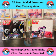 Pokemon Magnetic Booster Box Acrylic Case Display Mega Evolution Destined