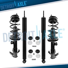 Front Struts w/Spring Rear Shock Absorbers for 2012 2013 2014 2015 Honda Civic
