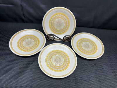 Franciscan ''HACIENDA GOLD'' Earthenware ~ Set of 4 ~ Bread Plates ~ 6 3/4''