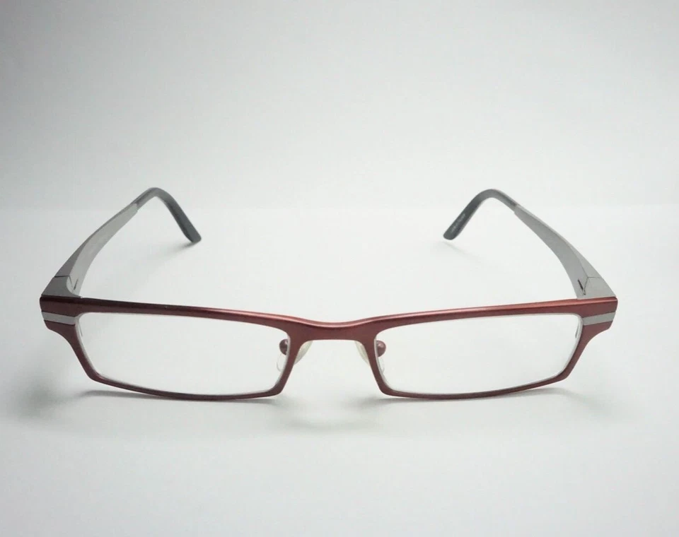 prodesign 7323 c 4031 titan RED EYEGLASSES 48-18-130mm France metal rectangle - Image 4 of 4