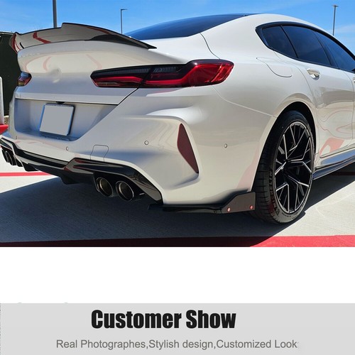 Difusor de parachoques trasero labio difusor de fibra de carbono seco para BMW G16 F93 M8 Gran Coupé 2019 + - Imagen 7 de 14