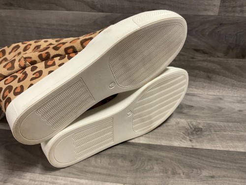 Serra Womens Leopard Wedge Heel High-Top Sneakers Size 9 NEW in Box - 第 13/13 張圖片