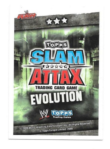 Karte - Topps Slam Attax 2008 Evolution Catch - RAW - Gail Kim - Bild 2 von 2