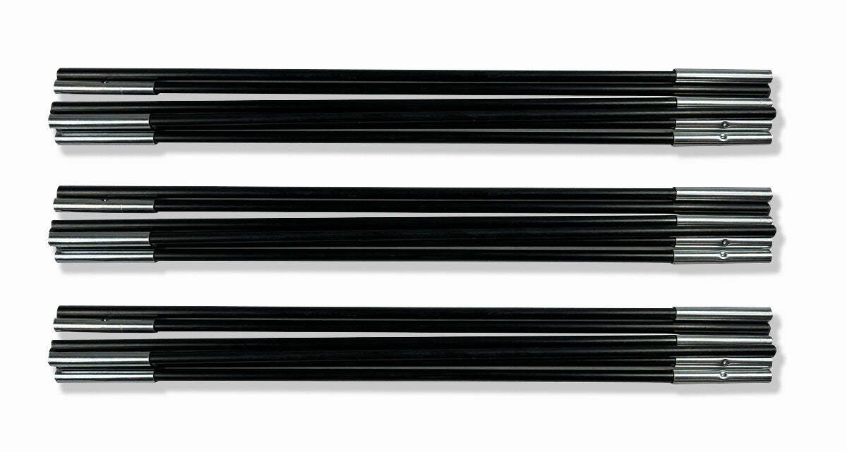 Gelert Tornado 4 Tent, Complete Set of Fibreglass Tent Poles