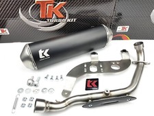 Turbo Kit Edelstahl Maxi Sport Auspuff Kymco 125 DT X360 2020 2024 Auspuffanlage