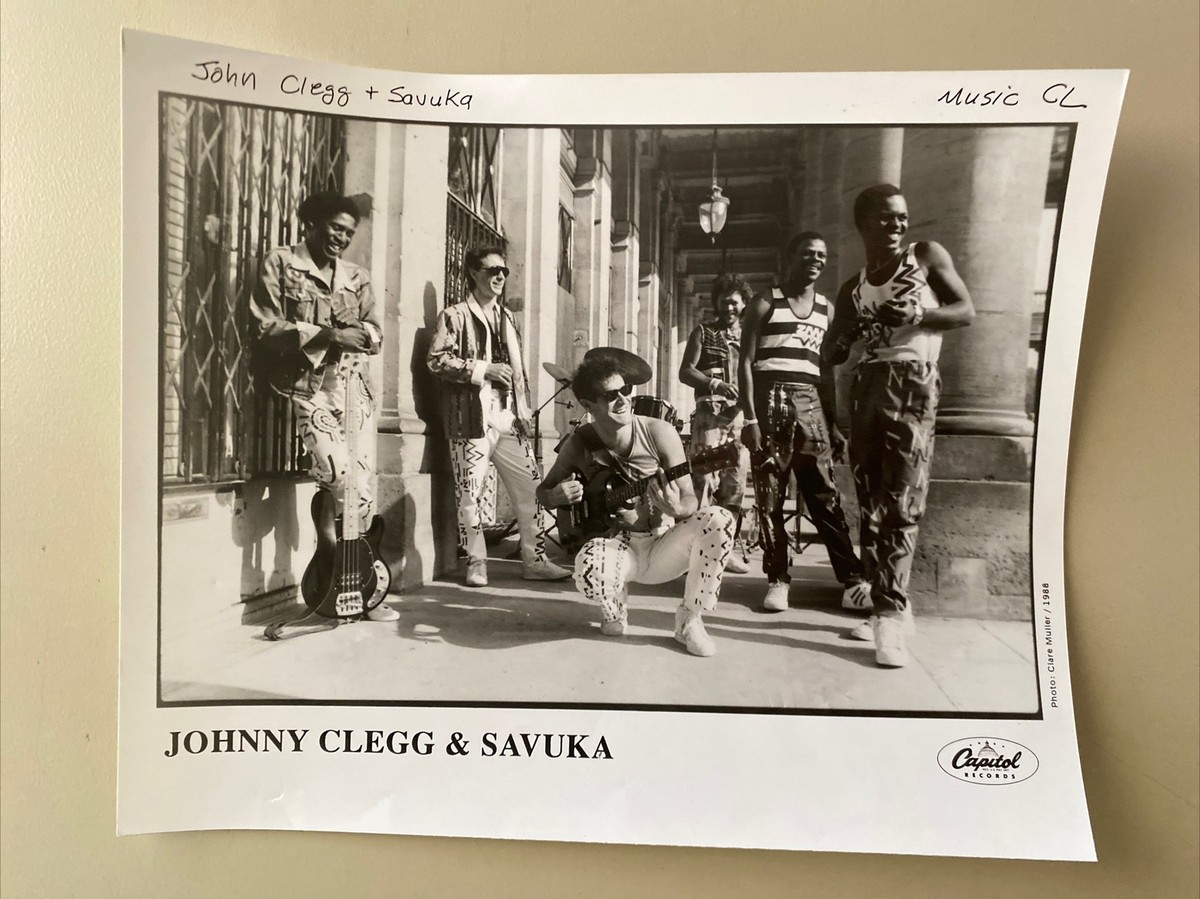 Johnny Clegg & Savuka Press Photo 8x10”. See Description. | eBay