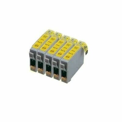 5x Gelb für Epson XP255 XP257 XP340 XP352 XP355 XP440 XP452 XP455 XP240 XP247