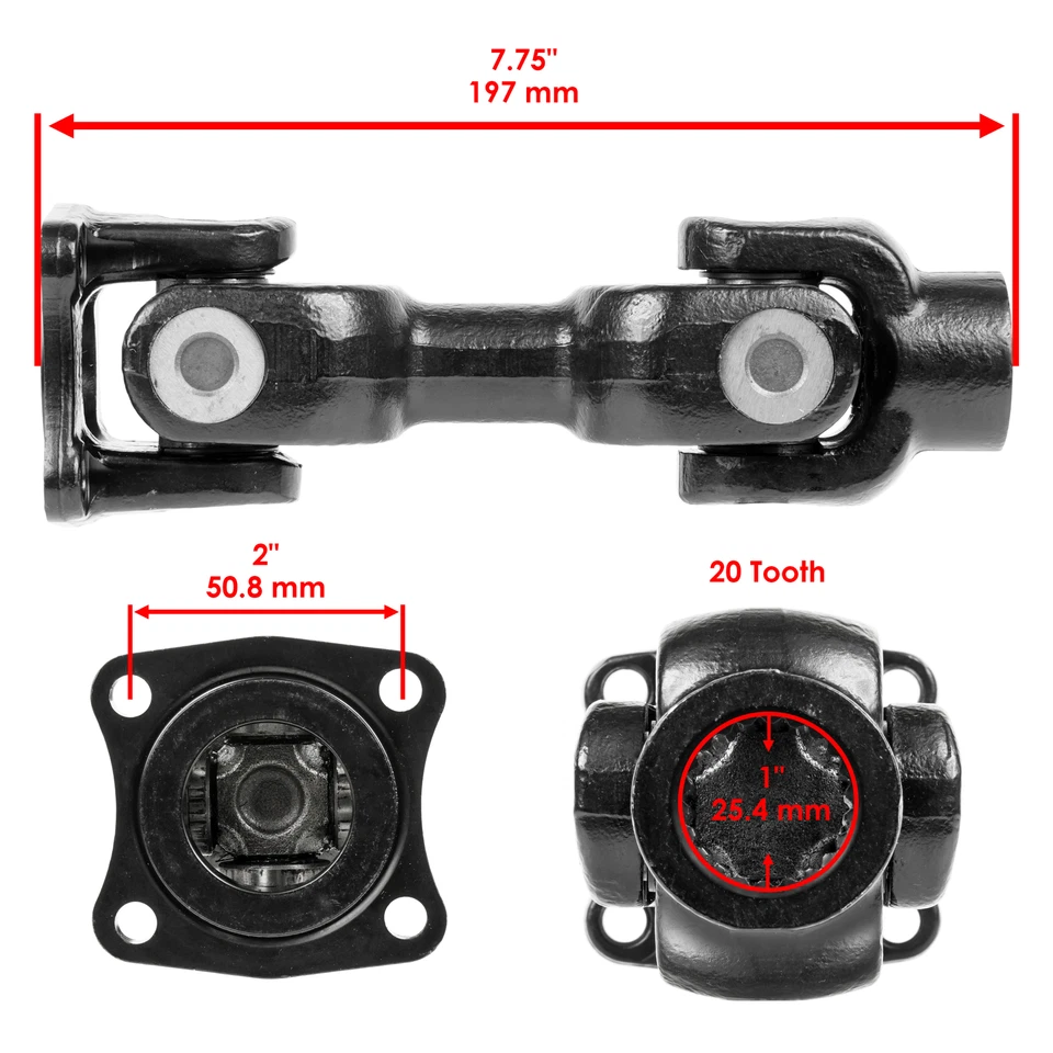 Eje de transmisión de hélice trasera para Polaris Scrambler XP 1000 2014 2015-2017 1332493 Foto 2 de 4