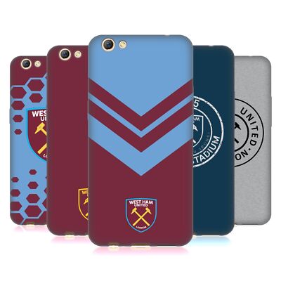OFFIZIELLE WEST HAM UNITED FC CREST GRAFIKEN SOFT GEL HANDYHÜLLE FÜR OPPO HANDYS