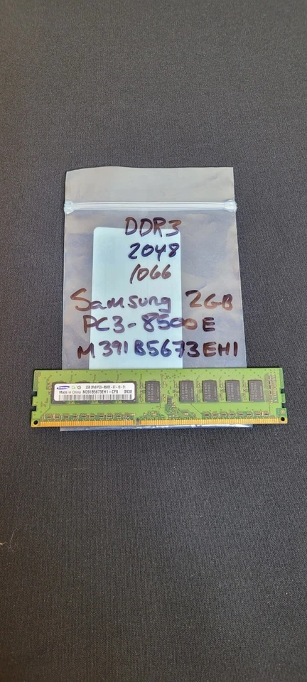 Samsung 2GB PC3-10600E 240-Pin ECC Server RAM – Used – $2 CAD Shipping - Image 3 of 4
