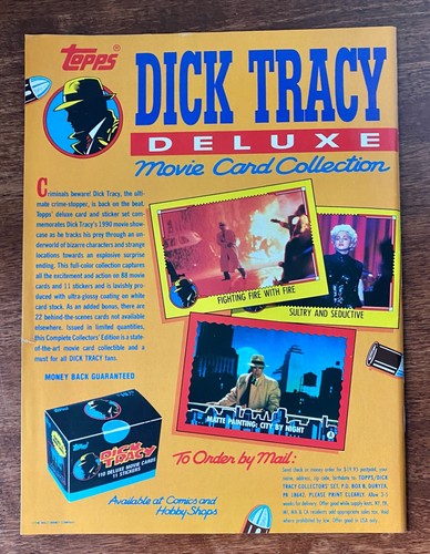Vintage1990 Comic Scene#14 Special DICK TRACY Issue&Official MovieSouvenir Mag. - Picture 5 of 6