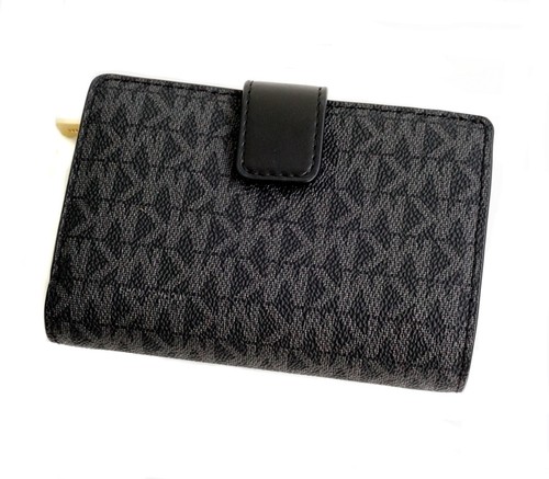 Portefeuille Michael Kors portefeuille portefeuille jet set voyage bifold zip noir - Photo 7 sur 11