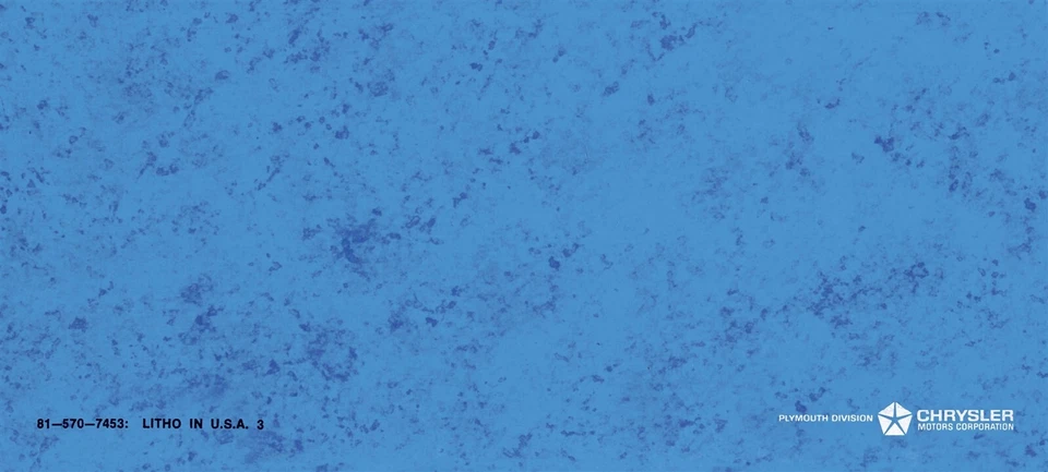 Plymouth Barracuda 1967 manual del propietario - color Foto 2 de 4