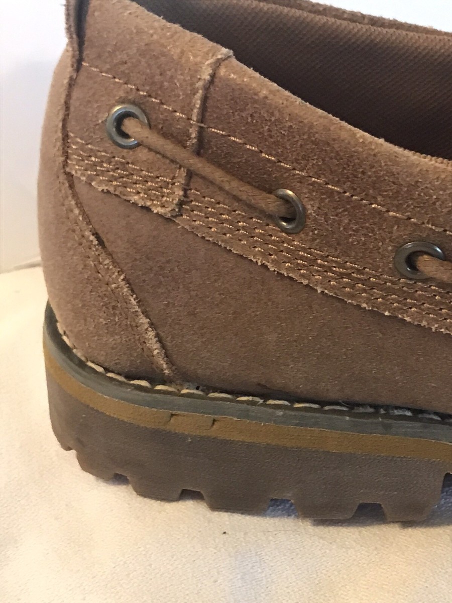 Timberland Jacksons Landing Moc Toe Tan Oxford Shoes Leather Wheat Nubuck Sz 9 Timberland Jacksons Landing Moc Toe Tan Oxford Shoes Leather  main image 3