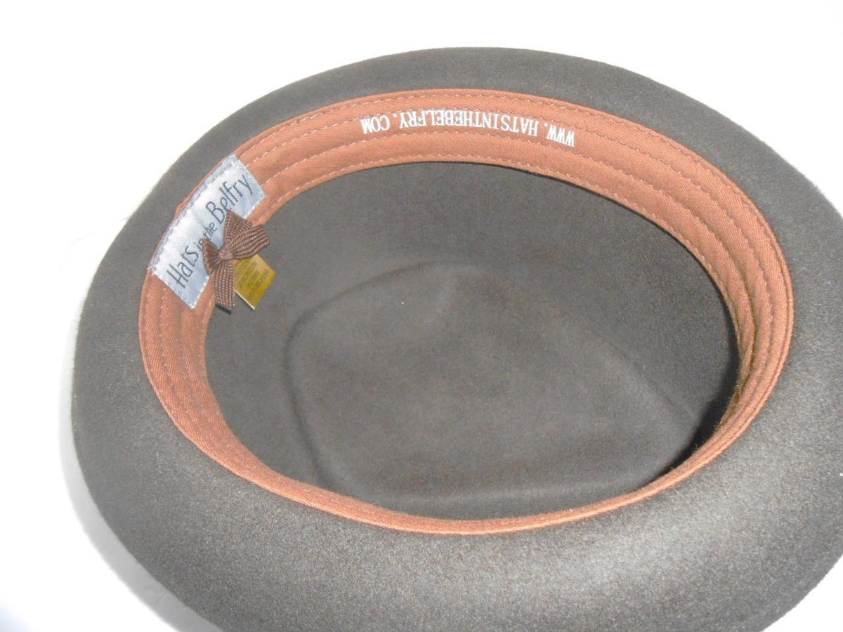 Too Cool! Vintage Hats in the Belfry Wool Porkpie Fedora Hat Size