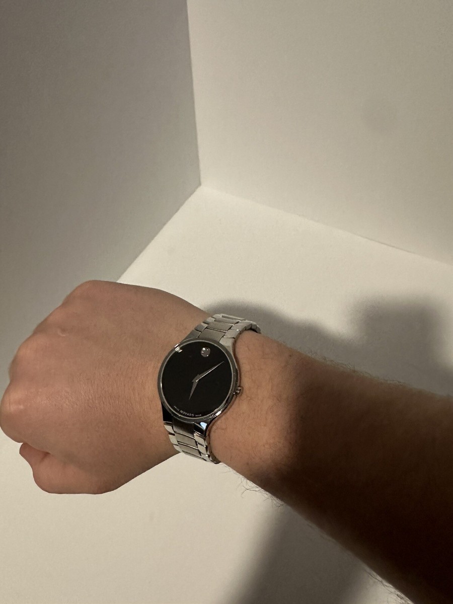 Movado museum mens watch 20.1.14.1092 38mm Stainless Steel | eBay