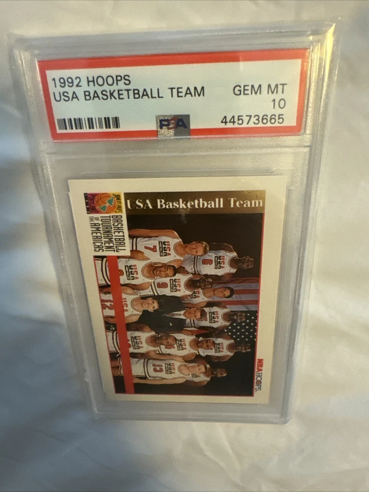 PSA 10 GOLD FOIL 1992 HOOPS USA DREAM TEAM OLYMPIC MEDAL WINNER BASKETBALL CARD - Image 4 of 4
