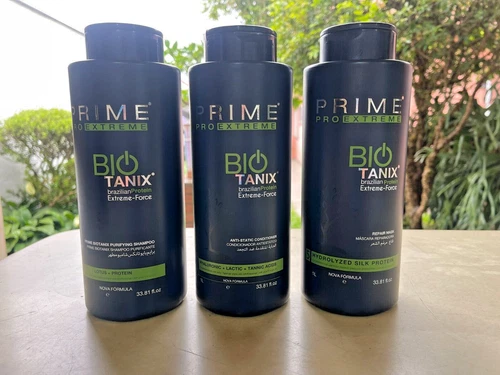 TREATMENT BIO TANIX PRIME EXTREME NO FORMOL SET 3 X 33.8 NEW ANTI-STATIC FORMULA