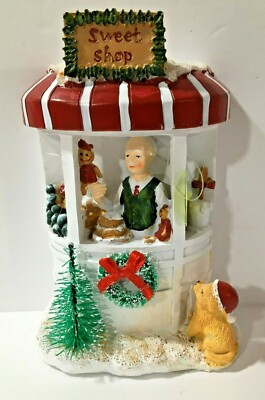 NEW ASHLAND TINY TREASURES LIGHTED SWEET SHOP FREE SHIP