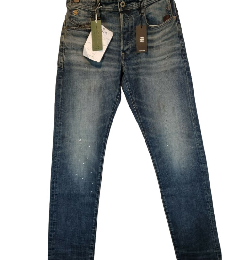 G-STAR RAW Men's G-Bleid Slim Jeans, Blue Antic Faded Lagoon, 32W / 34L