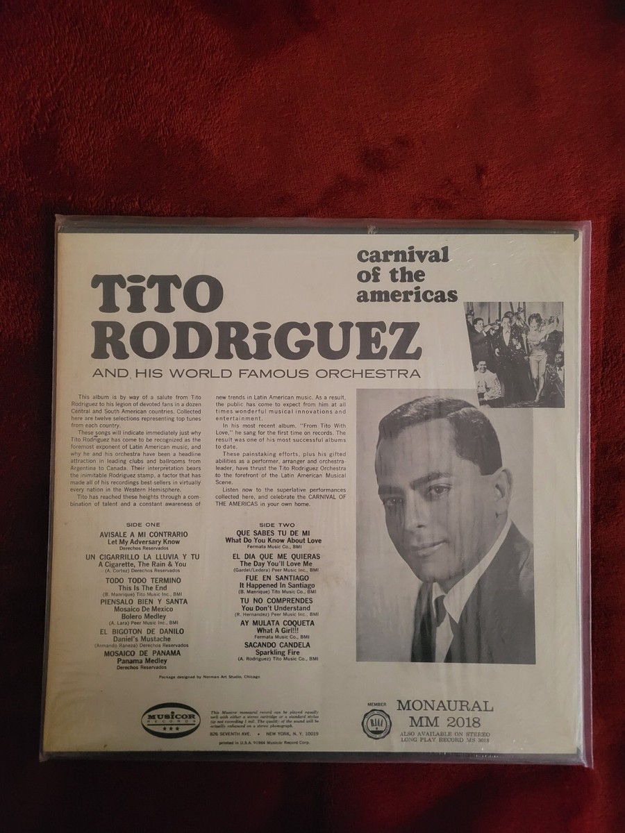 Tito Rodriguez & His Orch.Carnival of The Americas.Orig