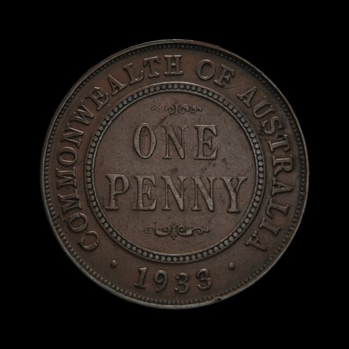 AUSTRALIA. 1933, Penny - KGV, Melbourne, Commonwealth xfd - Foto 3 di 3
