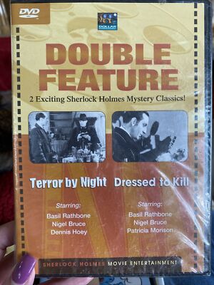 Terror by Night/Dressed to Kill (DVD, 2005) new. sealed.