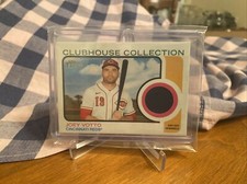 2022 Topps Heritage Joey Votto Clubhouse Collection Relic Patch Card Game Used