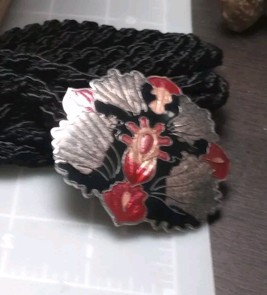 Multistranded Bleck Rope Multicolored Approx 46" … - image 3