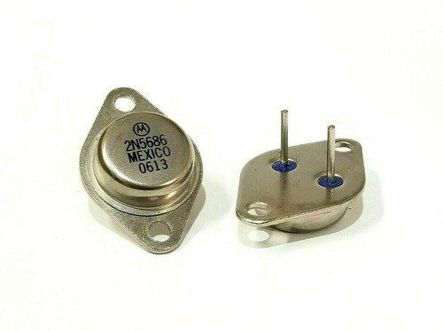 LOT OF 2 2N5686 Motorola NPN Transistor 300W TO-3 | FREE Shipping within the US - Picture 2 of 4