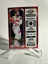 2022-23 Panini Contenders Optic Red Season Ticket Fred Vanvleet Rockets Raptors
