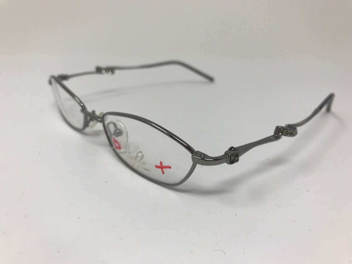 Safilo Womens Glamour Eyeglasses Audrey 50-16-130 Gunmetal
