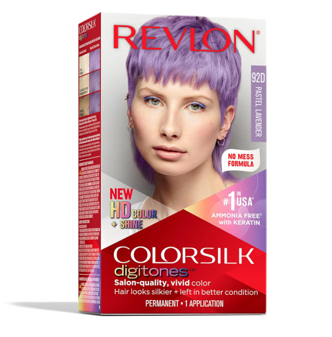 Silk Digitones With Keratin Permanent Hair Color 92d Pastel Lavender