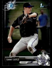 2017 Bowman Draft #BDC-54 Tommy Doyle Chrome Card Colorado Rockies