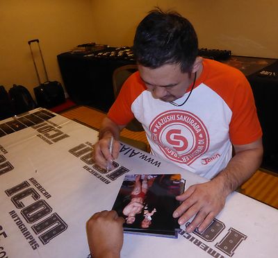 桜庭和志サイン色紙未開封RIZINPRIDEUFCHERO'S SAKURABA Kazushi Sakuraba Signed 8x10 Photo PSA/DNA COA 1997 UFC SEG Japan