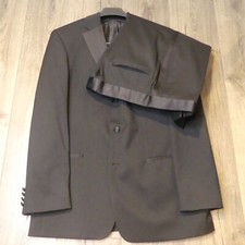 Hugo Boss Visconti Nero 3 Piece Tuxedo Black 40S 36x31