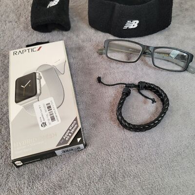 New Balance Sportex Raptic Mens Hybrid Mesh Apple Watch Wrist Band & Glasses
