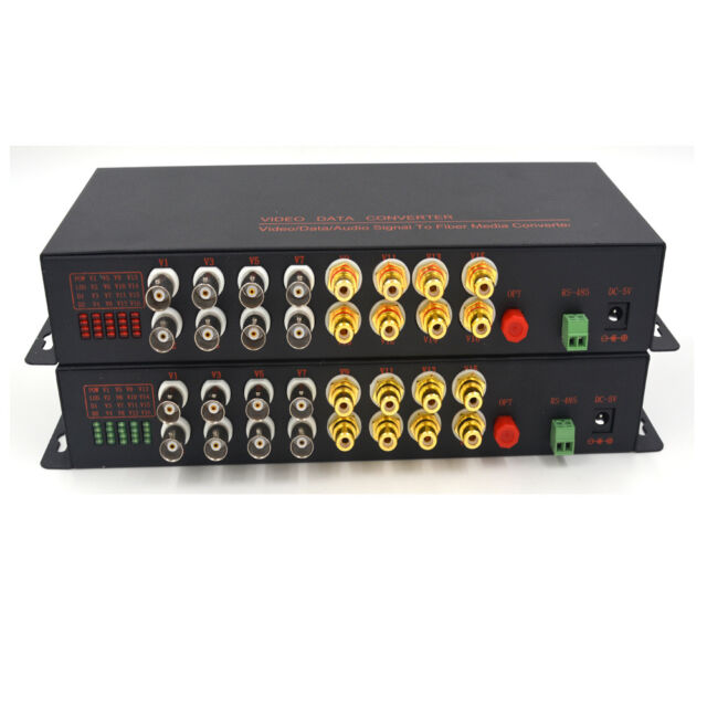 Video/Audio/RS485 Data over Fiber optic Media Converters - singlemode up 20Km Video/Audio/RS485 Data over Fiber optic Media Converters - singlemode up 20Km