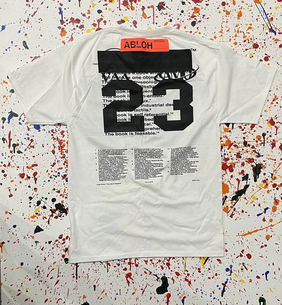 VIRGIL ABLOH OFF WHITE PYREX ART MCA CHICAGO EXCLUSIVE TEE SZ