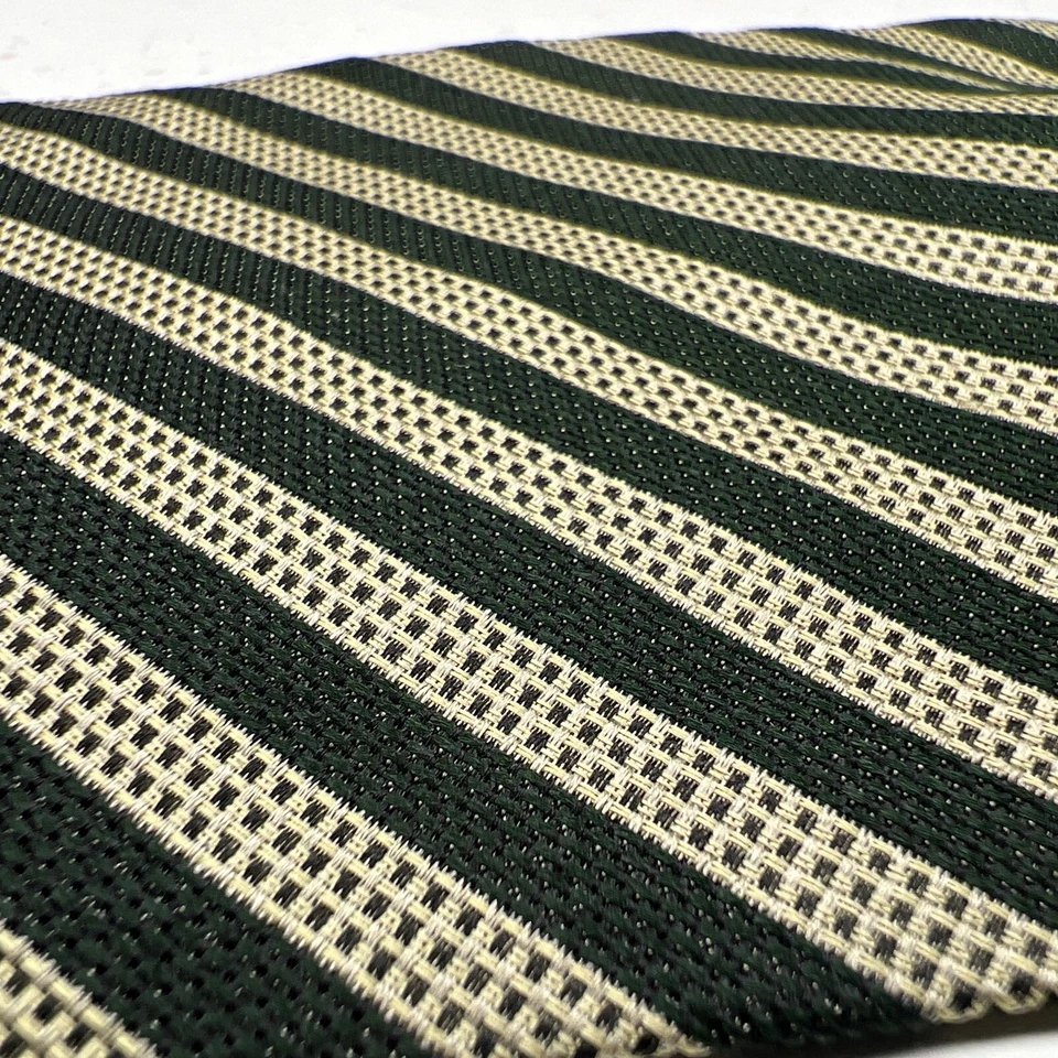 Галстук J.Crew зеленый/золотой в полоску стильный вид галстук 55 x 4 дюйма - Изображение 4 из 4