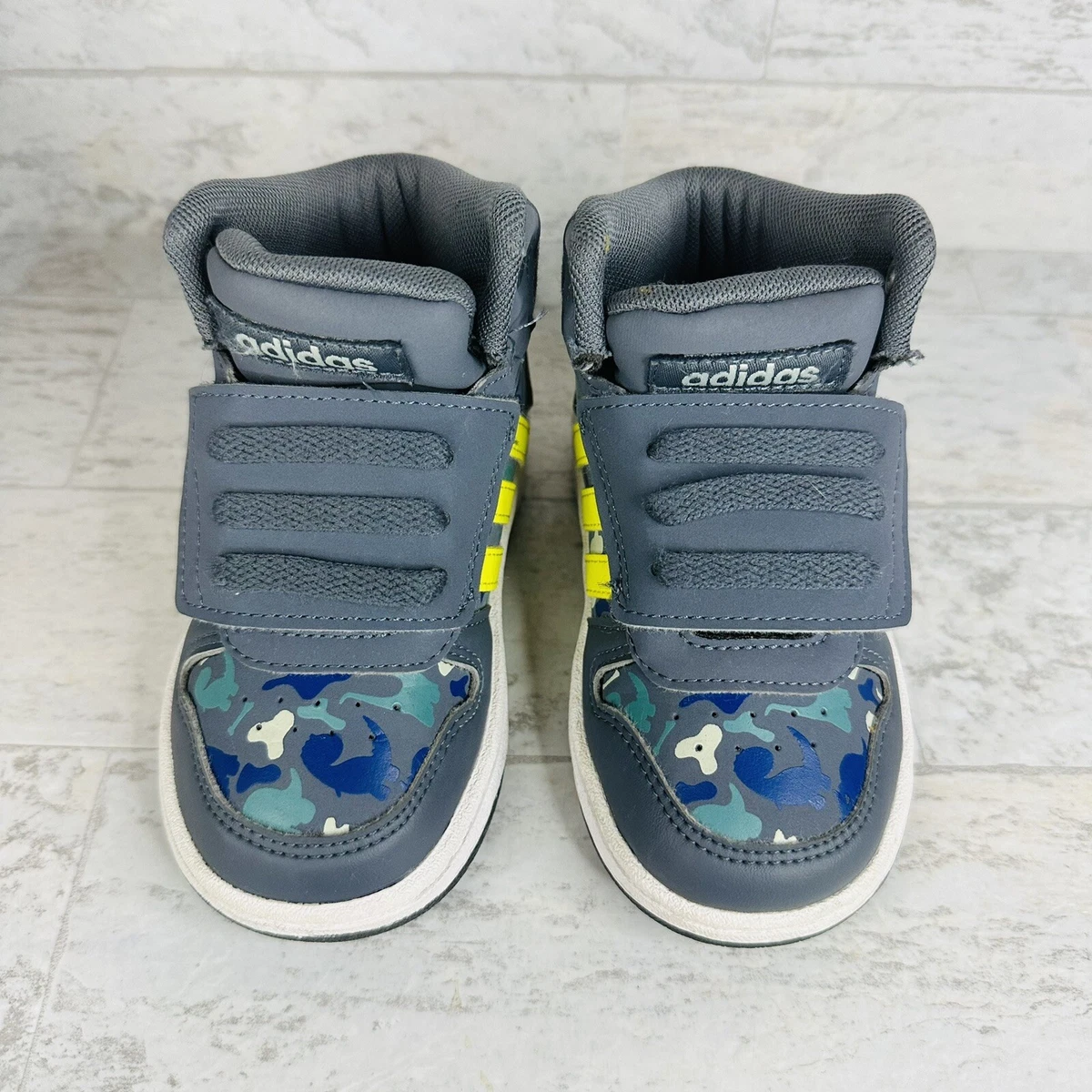 Adidas Hoops 2.0 Mid Camo Kids Athletic Shoes Boys 6K Sneakers B75954 | eBay