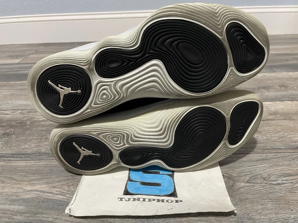 Air Jordan Super Fly 2017 TB черные белые мужские размер 13 WMNS 14,5 AJ XI 921204-010 - Изображение 4 из 4